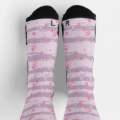 Socken – Schmetterlingsgarten (Oben)