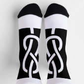 Socken - schwarz und weiß (Oben)