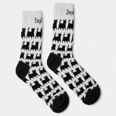 Socken Schwarzes Bull Design (Rechts)
