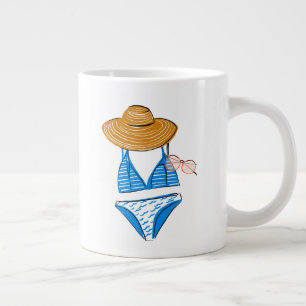 Socken Sie die Sonne auf - Blue Swimsuit 2 Jumbo-Tasse