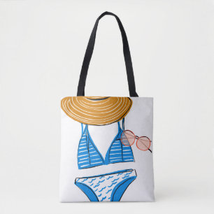 Socken Sie die Sonne auf - Blue Swimsuit 2 Tasche