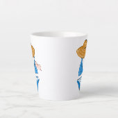 Socken Sie die Sonne hoch - Blue Swimsuit 2 Milchtasse (Vorderseite)