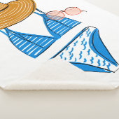 Socken Sie die Sonne hoch - Blue Swimsuit 2 Sherpadecke (3/4)