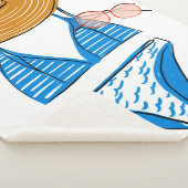 Socken Sie die Sonne hoch - Blue Swimsuit Sherpadecke (3/4)