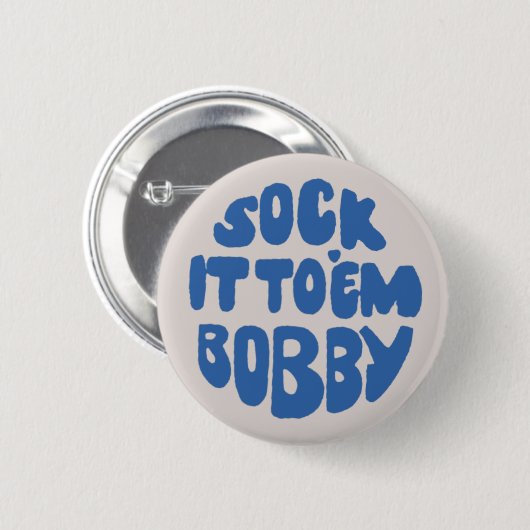 Socken Sie es an "Em Bobby Button (Vorne & Hinten)