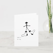 Socken Sie es auf "Em Card"