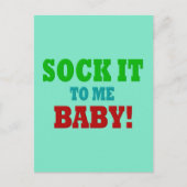 Socken Sie es mir Postkarte (Vorderseite)