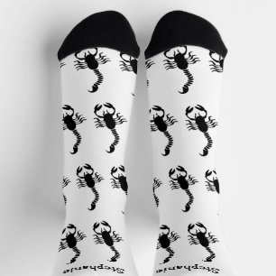 Socken Skorpion Design