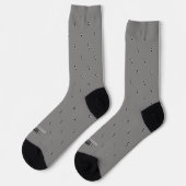 Socken Socks - Hellgrau - Oswald - Yeah! (Th (Linkes Detail)