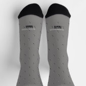 Socken Socks - Hellgrau - Oswald - Yeah! (Th (Oben)