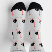Socken Straußendesign (Oben)
