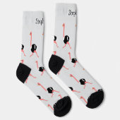 Socken Straußendesign (Rechts)