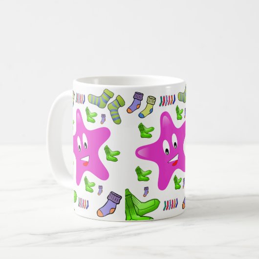 Socken-Tasse Kaffeetasse (Vorderseite Links)