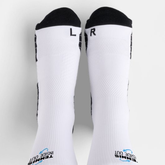 Socken Tennis Innen Nach Außen Logo (Oben)