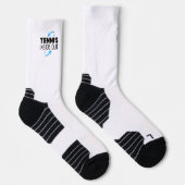 Socken Tennis Innen Nach Außen Logo (Rechts)