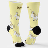 Socken Unicorn Design (Gewinkelt)