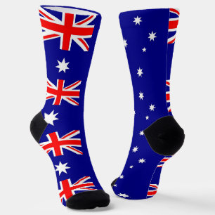 Socken unter der Flagge Australiens