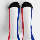 Socken unter der Flagge Frankreichs (Oben)