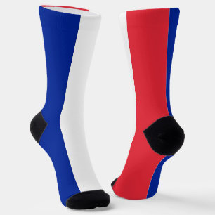 Socken unter der Flagge Frankreichs