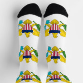 Socken unter der Flagge von Jungfrauen (Oben)