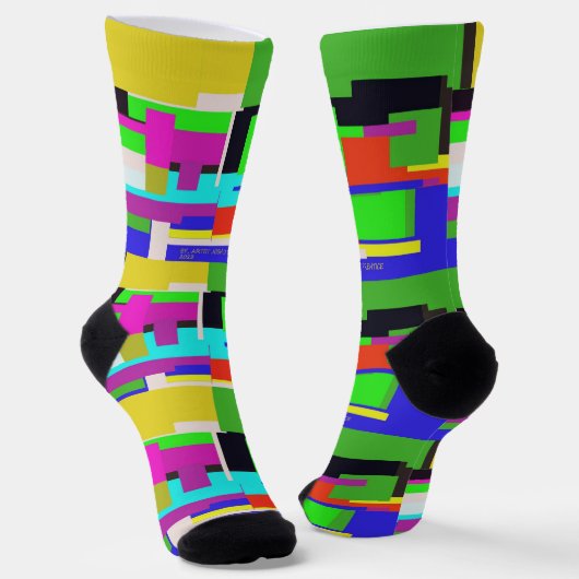 Socken von Joshua Prentices Künstlerische Software (Gewinkelt)