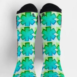 Socken von White and Bluegreen "Star of Life"