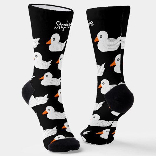 Socken White Duck Design (Gewinkelt)