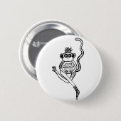 Sockenaffe Button (Vorne & Hinten)