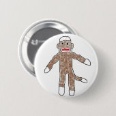 Sockenaffe! Button (Vorne & Hinten)