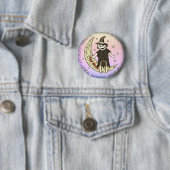 Sockenaffen-Hexe Button (Beispiel)