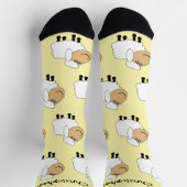 Sockendesign mit Schafen Socken (Oben)
