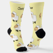 Sockendesign mit Schafen Socken (Gewinkelt)