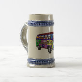 Sockengeld-Friedensbus-Bierkrug Bierglas (Vorderseite Links)