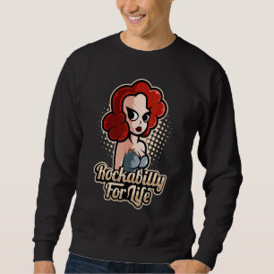 Sockenhop-Kostüm Rockabilly für das Leben für GRÖS Sweatshirt