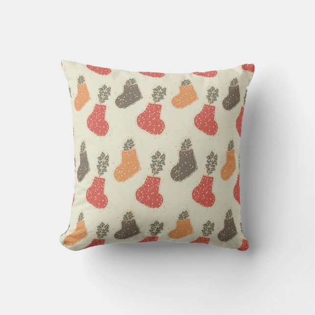 Sockenmusterpolster Kissen (Vorderseite)