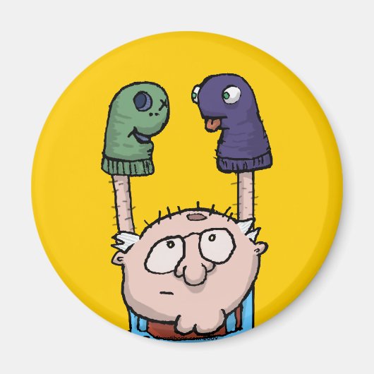 Sockenpuppe Magnet (Vorne)