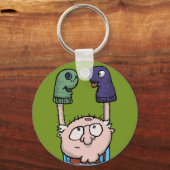 Sockenpuppe Schlüsselanhänger (Vorderseite)