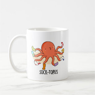 Sockentopus Funny Octopus mit Socken Pun Kaffeetasse