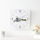 Socket-Rrends Quadratische Wanduhr (Zuhause)