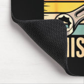 Socket Wrench Whisperer Retro Mechanic Crew Auto T Mousepad (Ecke)