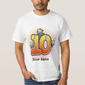 Socketaffe Nummer 10 T - Shirt (Vorderseite)