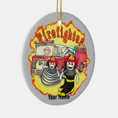 Socketmonkey Feuerwehrmann Keramik Ornament (Rechts)