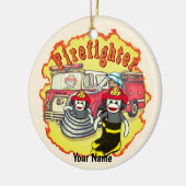 Socketmonkey Feuerwehrmann Keramik Ornament (Links)