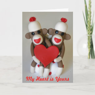 Socketmonkey Lovers Card Feiertagskarte