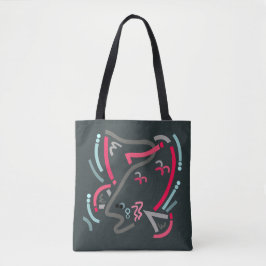 Sockeye Lachs Fisch Moderne Kunst Tasche