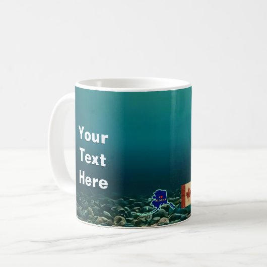 Sockeye Lachs Kaffeetasse (Vorderseite Links)