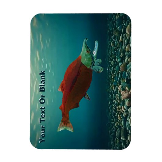 Sockeye Lachs Magnet (Vertikal)