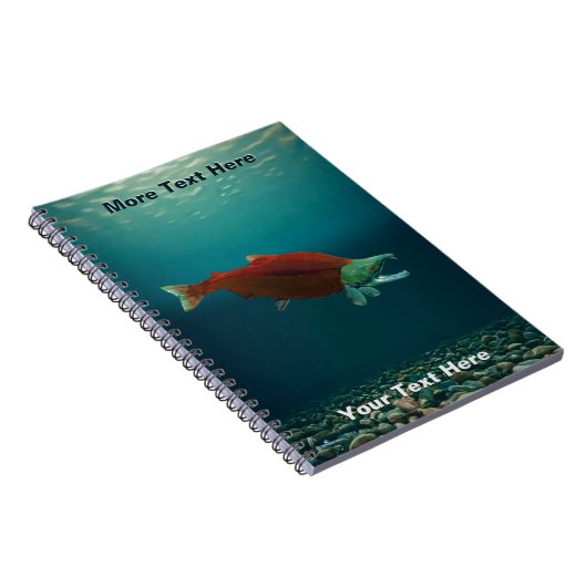 Sockeye Lachs Notizblock (Rechte Seite)