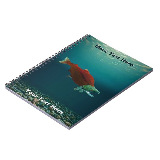 Sockeye Lachs Notizblock (Linke Seite)