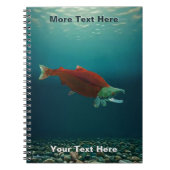Sockeye Lachs Notizblock (Vorderseite)